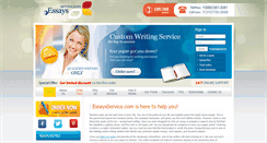 Desktop Screenshot of essaysservice.com